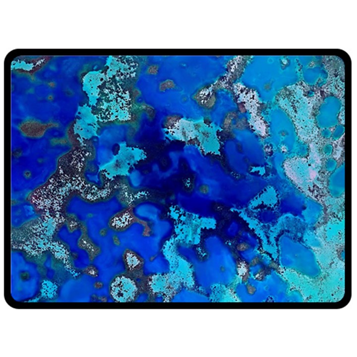 Cocos blue lagoon Fleece Blanket (Large) 