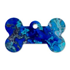 Cocos Blue Lagoon Dog Tag Bone (one Side) by CocosBlue