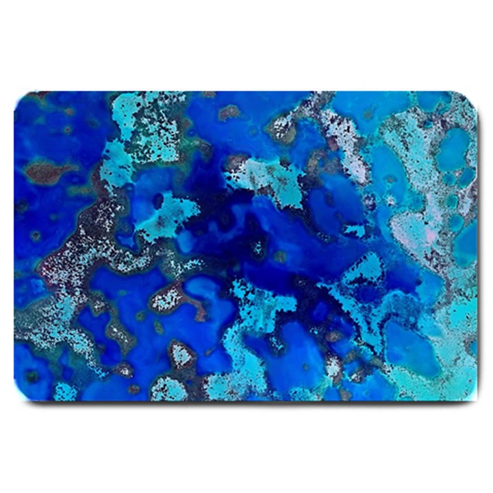 Cocos blue lagoon Large Doormat 