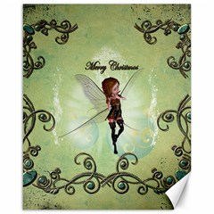 Cute Elf Playing For Christmas Canvas 16  X 20   by FantasyWorld7