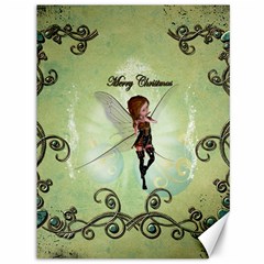 Cute Elf Playing For Christmas Canvas 36  X 48   by FantasyWorld7