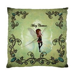 Cute Elf Playing For Christmas Standard Cushion Case (one Side)  by FantasyWorld7