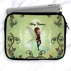 Cute Elf Playing For Christmas Apple Ipad 2/3/4 Zipper Cases by FantasyWorld7