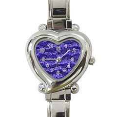 Alien Skin Blue Heart Italian Charm Watch