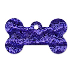 Alien Skin Blue Dog Tag Bone (one Side)