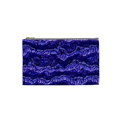 Alien Skin Blue Cosmetic Bag (small)  by ImpressiveMoments