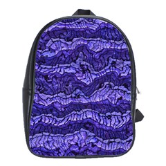 Alien Skin Blue School Bags(large)  by ImpressiveMoments