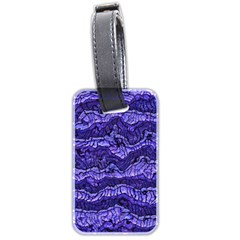 Alien Skin Blue Luggage Tags (two Sides)