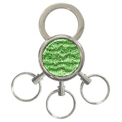 Alien Skin Green 3-ring Key Chains