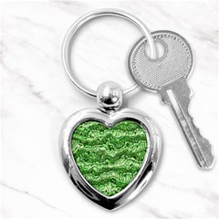 Alien Skin Green Key Chains (heart) 