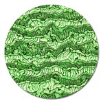 Alien Skin Green Magnet 5  (Round) Front