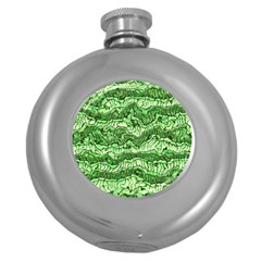 Alien Skin Green Round Hip Flask (5 Oz) by ImpressiveMoments