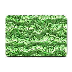 Alien Skin Green Small Doormat  by ImpressiveMoments