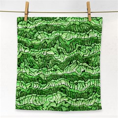 Alien Skin Green Face Towel