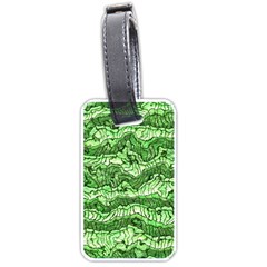 Alien Skin Green Luggage Tags (one Side) 