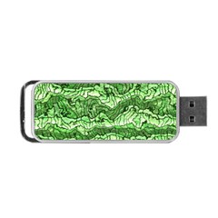 Alien Skin Green Portable Usb Flash (one Side)