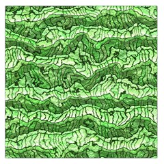 Alien Skin Green Large Satin Scarf (square)