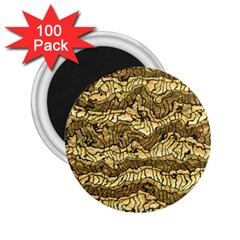 Alien Skin Hot Golden 2 25  Magnets (100 Pack) 