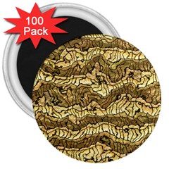 Alien Skin Hot Golden 3  Magnets (100 Pack)