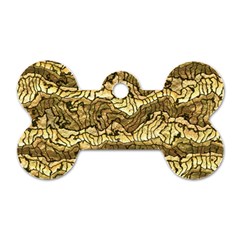 Alien Skin Hot Golden Dog Tag Bone (one Side)