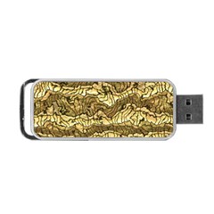 Alien Skin Hot Golden Portable Usb Flash (one Side)