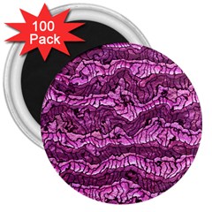 Alien Skin Hot Pink 3  Magnets (100 Pack)