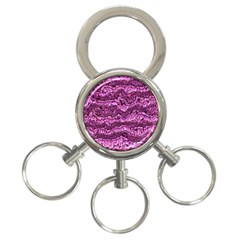 Alien Skin Hot Pink 3-ring Key Chains