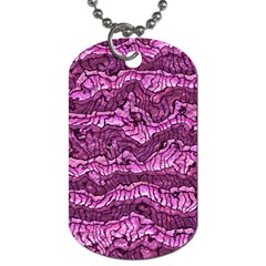 Alien Skin Hot Pink Dog Tag (one Side)