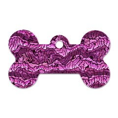 Alien Skin Hot Pink Dog Tag Bone (two Sides)