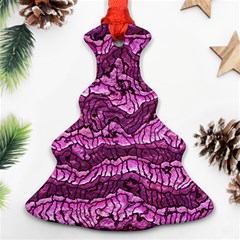 Alien Skin Hot Pink Christmas Tree Ornament (2 Sides)