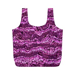 Alien Skin Hot Pink Full Print Recycle Bags (m) 