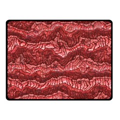 Alien Skin Red Double Sided Fleece Blanket (small) 