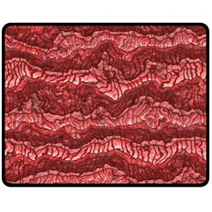 Alien Skin Red Double Sided Fleece Blanket (medium) 