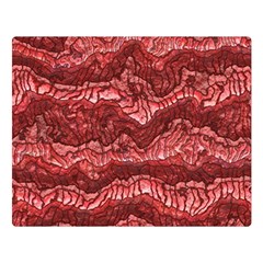 Alien Skin Red Double Sided Flano Blanket (large) 