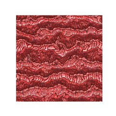 Alien Skin Red Small Satin Scarf (square) 