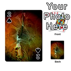 Beautiful Abstract Floral Design Playing Cards 54 Designs 