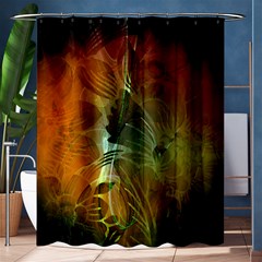 Beautiful Abstract Floral Design Shower Curtain 60  X 72  (medium) 