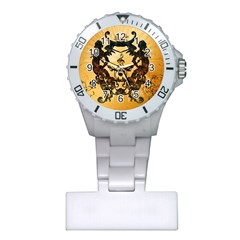 Clef With Awesome Figurative And Floral Elements Nurses Watches