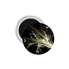 Awesome Glowing Lines With Beautiful Butterflies On Black Background 1 75  Magnets