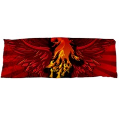 Lion With Flame And Wings In Yellow And Red Body Pillow Cases (dakimakura) 