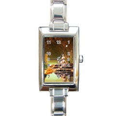 Wonderful Undergraund World Rectangle Italian Charm Watches by FantasyWorld7