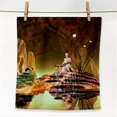 Wonderful Undergraund World Face Towel by FantasyWorld7