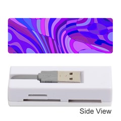 Retro Abstract Blue Pink Memory Card Reader (stick) 