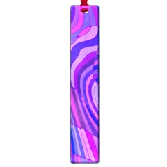 Retro Abstract Blue Pink Large Book Marks