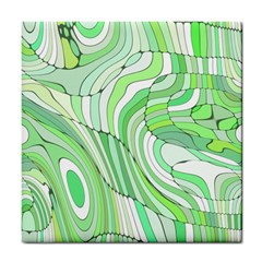 Retro Abstract Green Tile Coasters by ImpressiveMoments