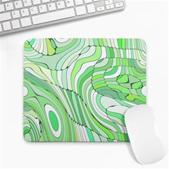 Retro Abstract Green Large Mousepads by ImpressiveMoments