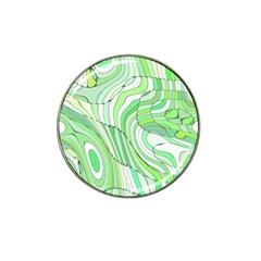 Retro Abstract Green Hat Clip Ball Marker (4 Pack)