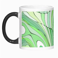 Retro Abstract Green Morph Mugs