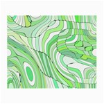 Retro Abstract Green Small Glasses Cloth Front