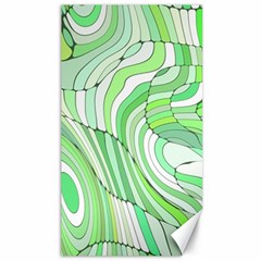 Retro Abstract Green Canvas 40  X 72   by ImpressiveMoments